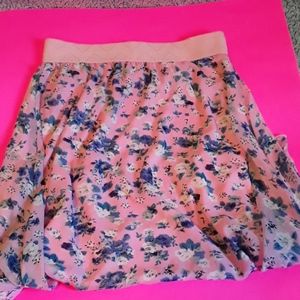 LulaRoe Floral Skirt